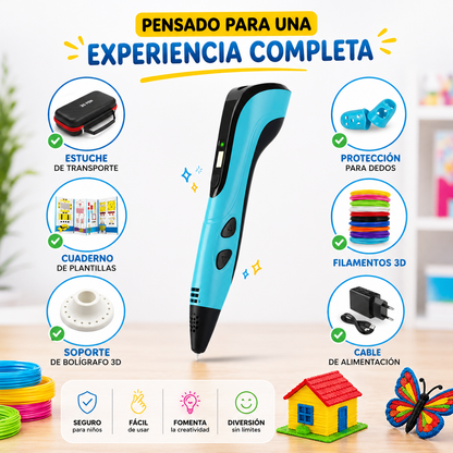 CreaKids™ Bolígrafo 3D Creativo para Niños